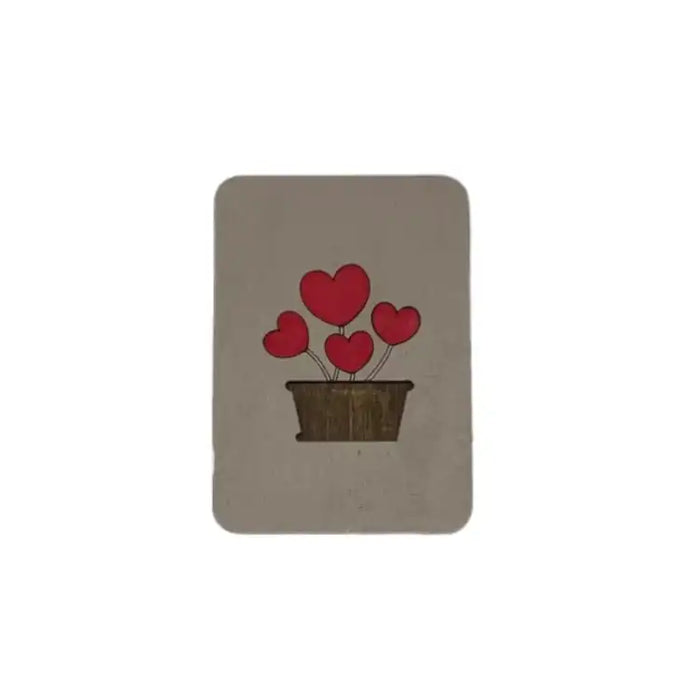 WOODEN NEEDLE CASE "ROMANCE" KF056/17