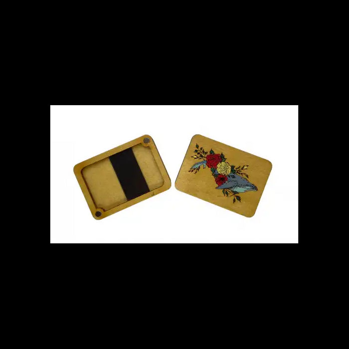WOODEN NEEDLE CASE "WHALE" KF056/5