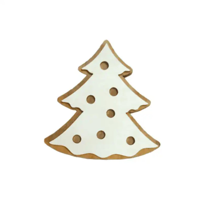 WOODEN NEEDLE CASE "COOKIE CHRISTMAS TREE" KF056/79