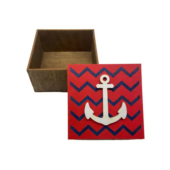 WOODEN BOX "ANCHOR" KF057/19