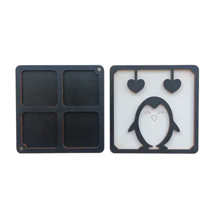 WOODEN BOX "PENGUIN" KF057/26