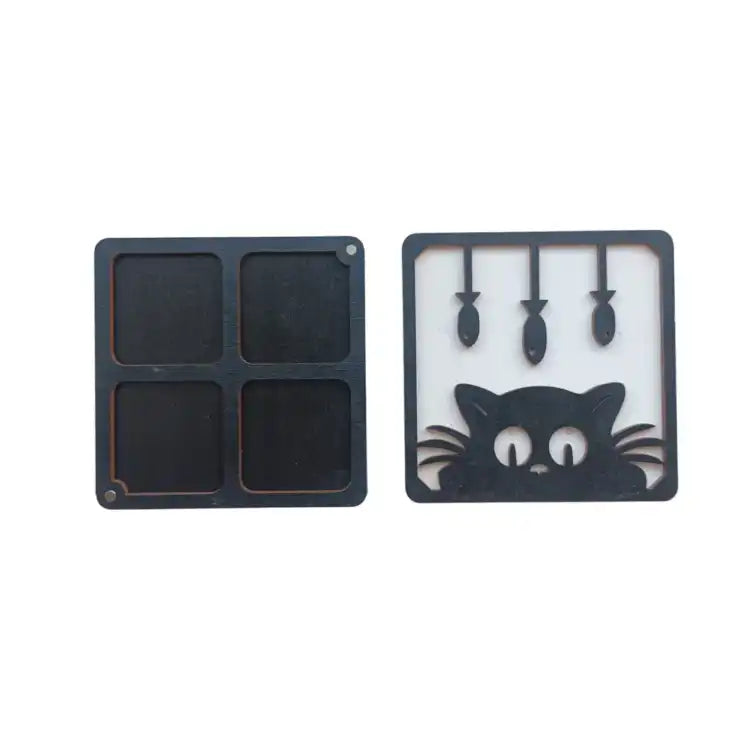 WOODEN BOX "CAT" KF057/28