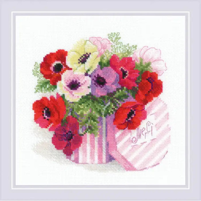 Cross Stitch Kit Riolis - MERCI SR1824