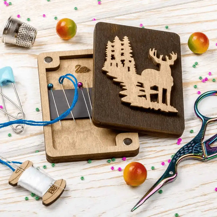 Needle Organizer - Magnetic Needle Storage, Storage Box for Handcraft Wonderland Crafts Needle Cases - HobbyJobby