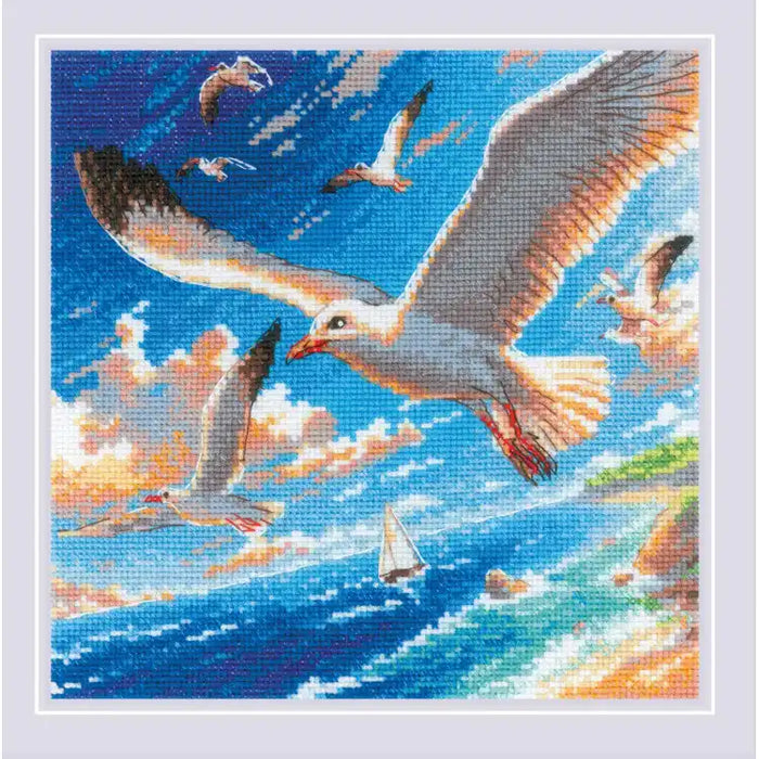 Cross Stitch Kit Riolis - "SEA BREEZE" 20X20 SR2232