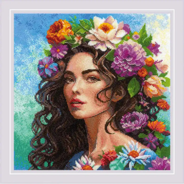 Kreuzstichset Riolis – FLORAL MUSE 30X30 SR2254