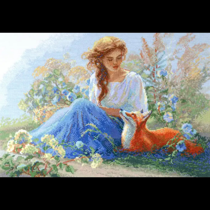Cross Stitch Kit Riolis - "MOTHER NATURE. MEADOW" 40 X 30 CM SRA1004
