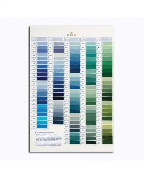 DMC Color Chart - DMC Skein