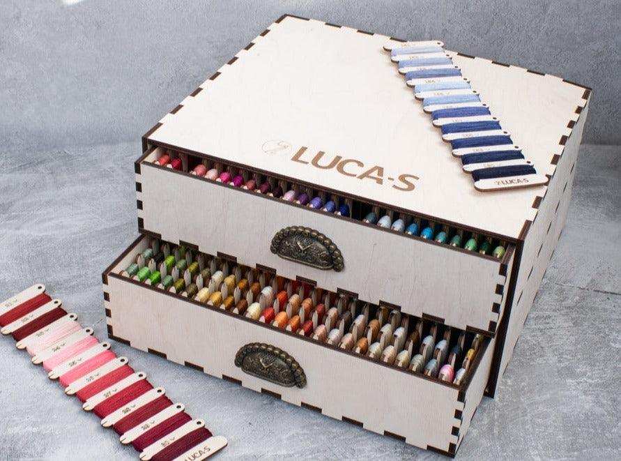 Organizer Box 2 Luca-S Mouline 520 colors, OL-02 — HobbyJobby