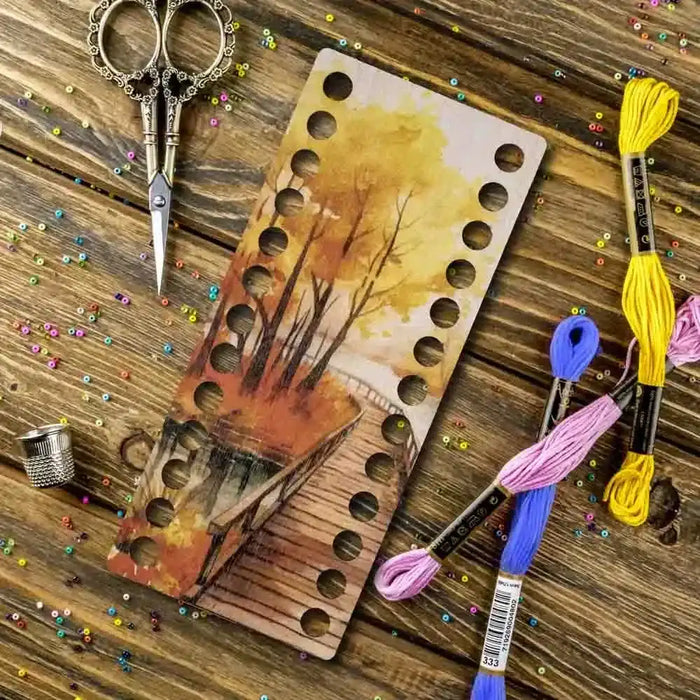 Thread Organizer - Wooden Floss Organizer