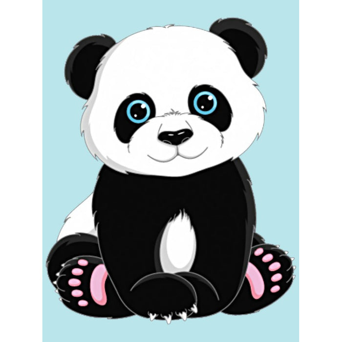 Diamond Painting Kit - PANDA 15*20 CM WD303 (D)