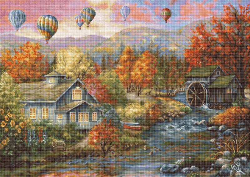 Petit Point Kit Luca-S - Autumn Creek Mill, G616 Petit Point Kits - HobbyJobby