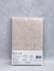 Luca-S Natural Pure Linen Wrinkled Fabric Rustic Color Luca-S Linen Fabrics - HobbyJobby