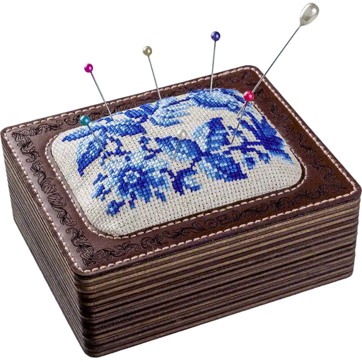 Pin Cushion Kit - Needlecraft Storage Box - Needle Storage Pin Wonderland Crafts Pin Cushions - HobbyJobby
