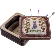 Pin Cushion Kit - Needlecraft Storage Box - Needle Storage Pin Wonderland Crafts Pin Cushions - HobbyJobby