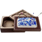 Pin Cushion Kit - Needlecraft Storage Box - Needle Storage Pin Wonderland Crafts Pin Cushions - HobbyJobby