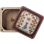 Pin Cushion Kit - Needlecraft Storage Box - Needle Storage Pin Wonderland Crafts Pin Cushions - HobbyJobby