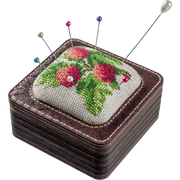 Pin Cushion Kit - Needlecraft Storage Box - Needle Storage Pin Wonderland Crafts Pin Cushions - HobbyJobby