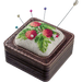 Pin Cushion Kit - Needlecraft Storage Box - Needle Storage Pin Wonderland Crafts Pin Cushions - HobbyJobby