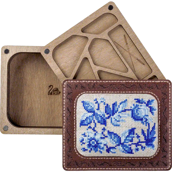 Pin Cushion Kit - Needlecraft Storage Box - Needle Storage Pin Wonderland Crafts Pin Cushions - HobbyJobby