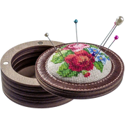 Pin Cushion Needlecraft Kit - Needle Storage Pin Wonderland Crafts Pin Cushions - HobbyJobby
