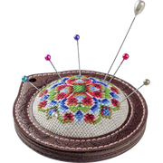 Pin Cushion Needlecraft Kit - Needle Storage Pin Wonderland Crafts Pin Cushions - HobbyJobby