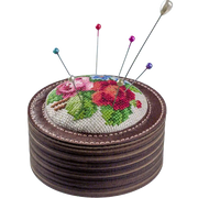 Pin Cushion Needlecraft Kit - Needle Storage Pin Wonderland Crafts Pin Cushions - HobbyJobby