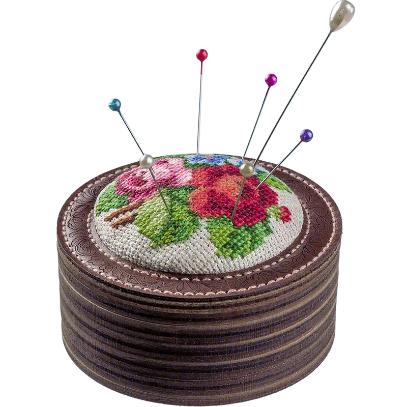 Pin Cushion Needlecraft Kit - Needle Storage Pin Wonderland Crafts Pin Cushions - HobbyJobby