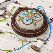 Pin Cushion Needlecraft Kit - Needle Storage Pin Wonderland Crafts Pin Cushions - HobbyJobby