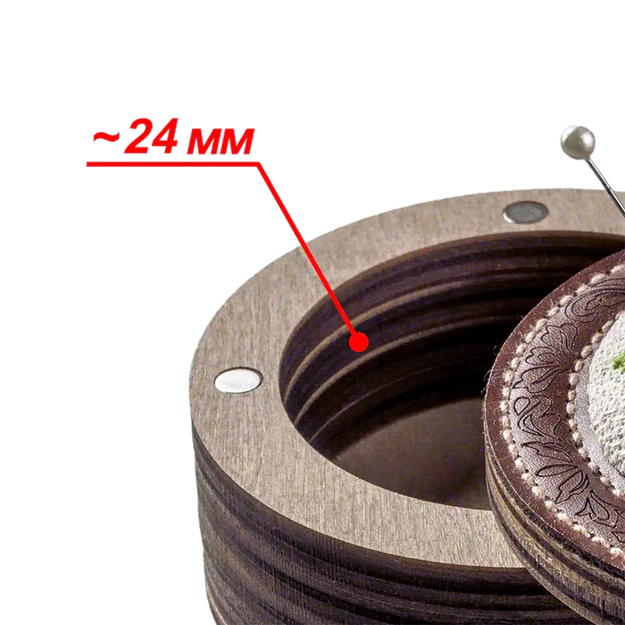 Pin Cushion Needlecraft Kit - Needle Storage Pin Wonderland Crafts Pin Cushions - HobbyJobby