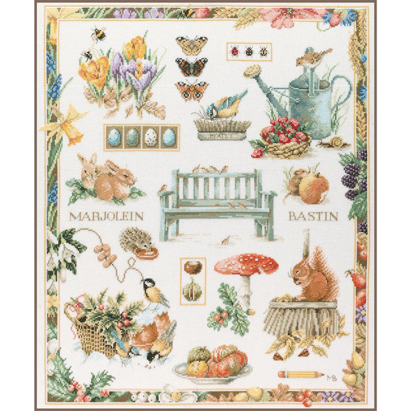 Counted Cross Stitch Kit Lanarte - Four Seasons