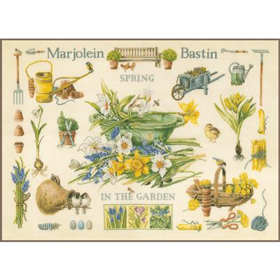 Counted Cross Stitch Kit Lanarte - Spring In The Garden