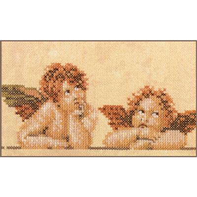 Counted Cross Stitch Kit Lanarte - 2 Raphael Characters