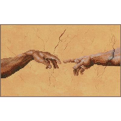 Counted Cross Stitch Kit Lanarte - Creation 2 Hands