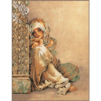 Counted Cross Stitch Kit Lanarte - Arabian Woman