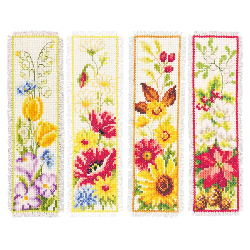 Bookmark Kit Vervaco - 4 Seasons set of 4