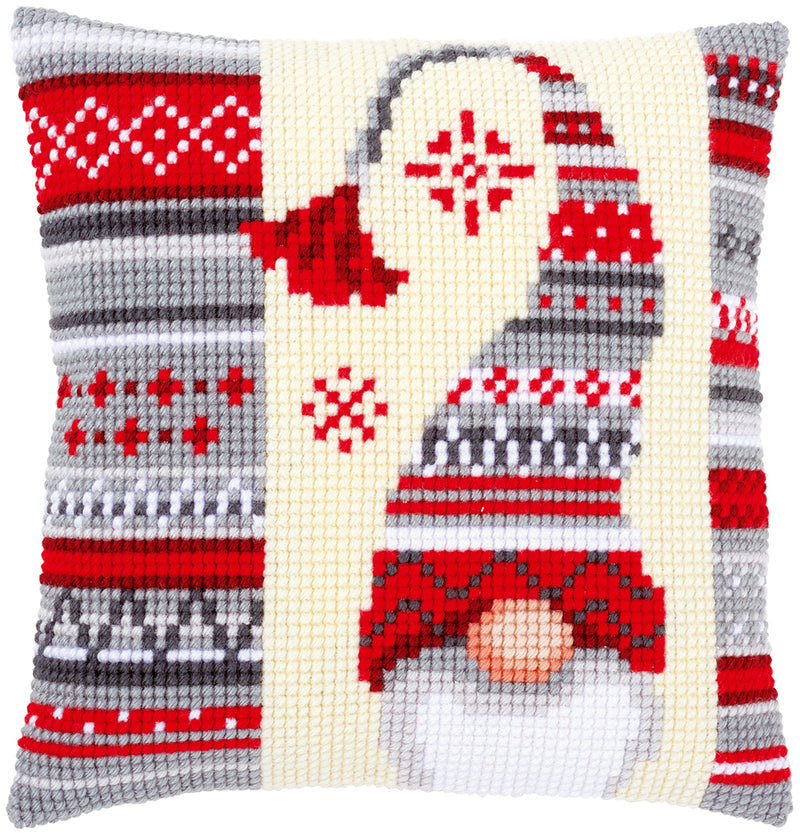 Cross Stitch Cushion Kit Vervaco - Christmas elf