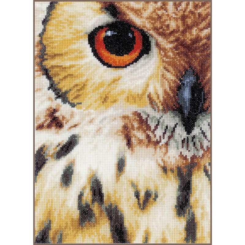 Counted Cross Stitch Kit Lanarte - Owl