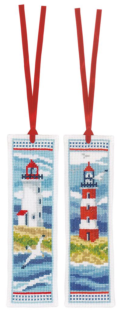 Bookmark Kit Vervaco - Lighthouses set of 2
