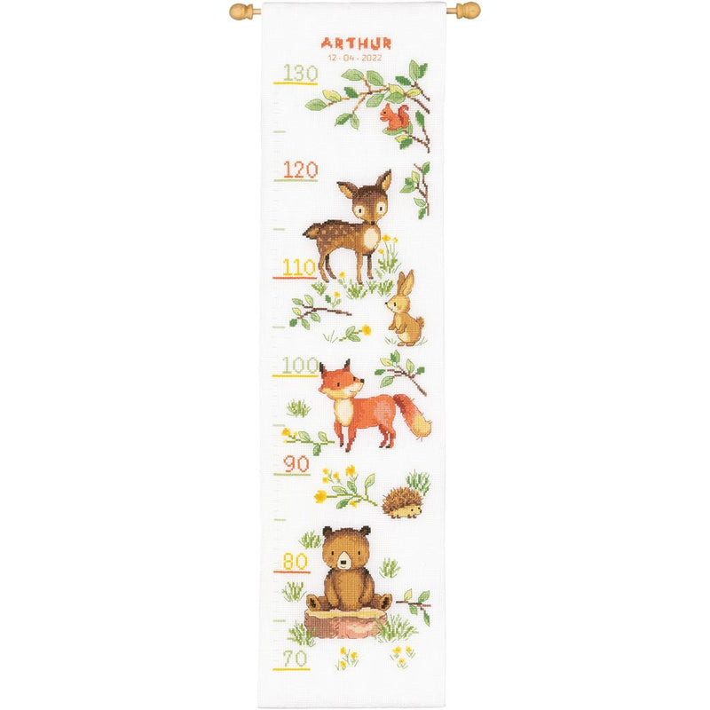 Counted Cross Stitch Kit Vervaco - Forest animals