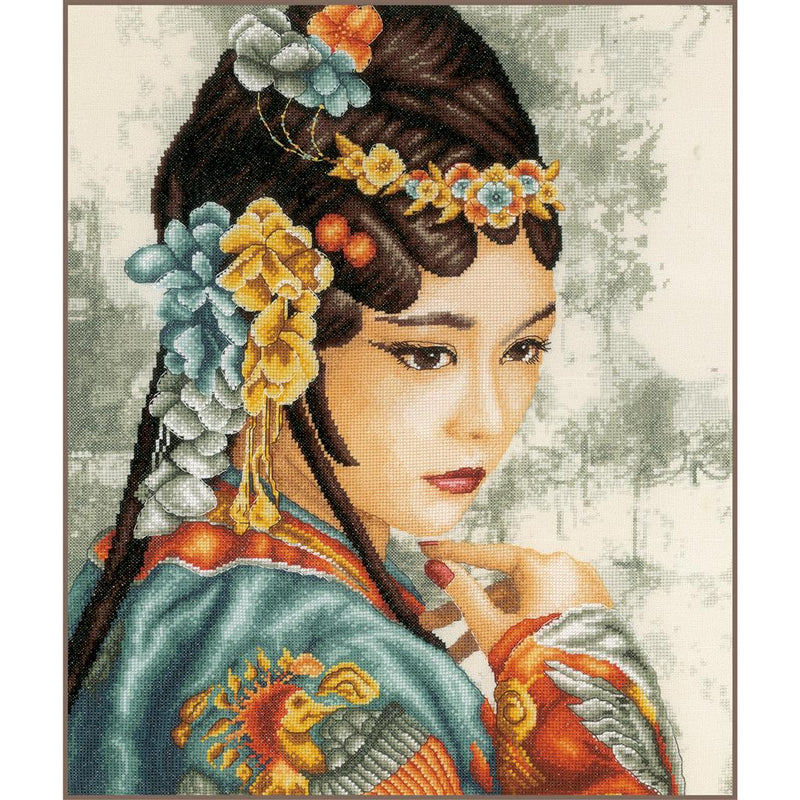 Counted Cross Stitch Kit Lanarte - Phoenix Thoughts