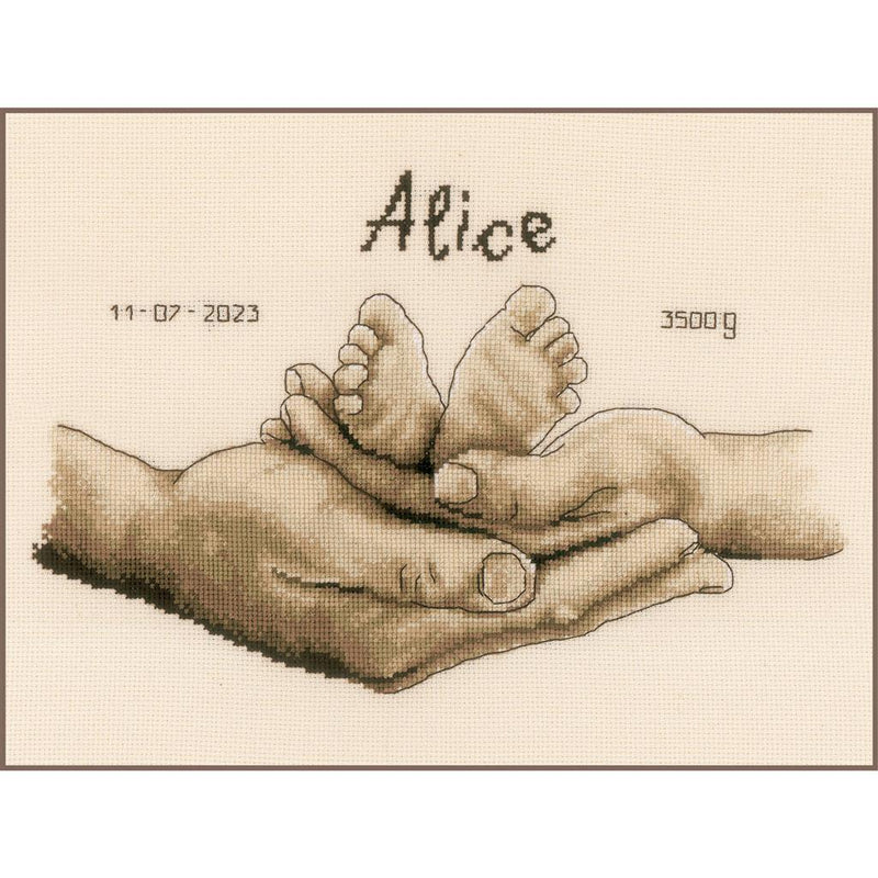 Counted Cross Stitch Kit Vervaco - Hands and feet