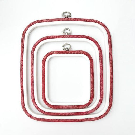 Blue Square Embroidery Hoop - Nurge Flexible Cross Stitch Hoop
