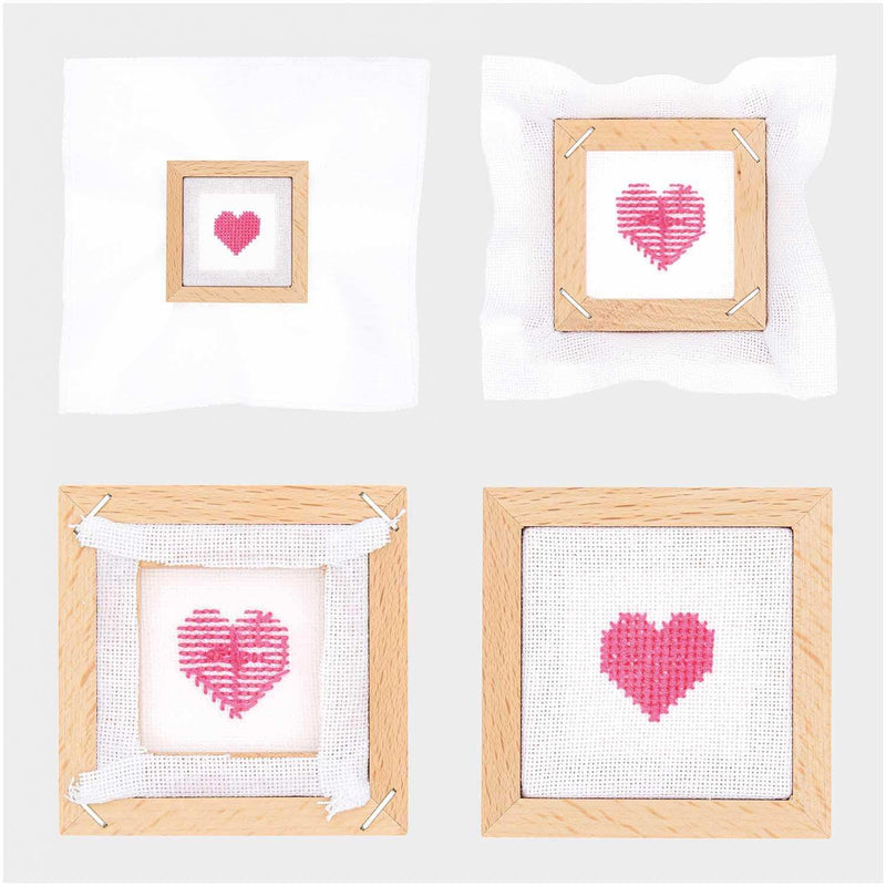 RICO Decorative Frames Squared S, M, L Rico Embroidery Frames - HobbyJobby