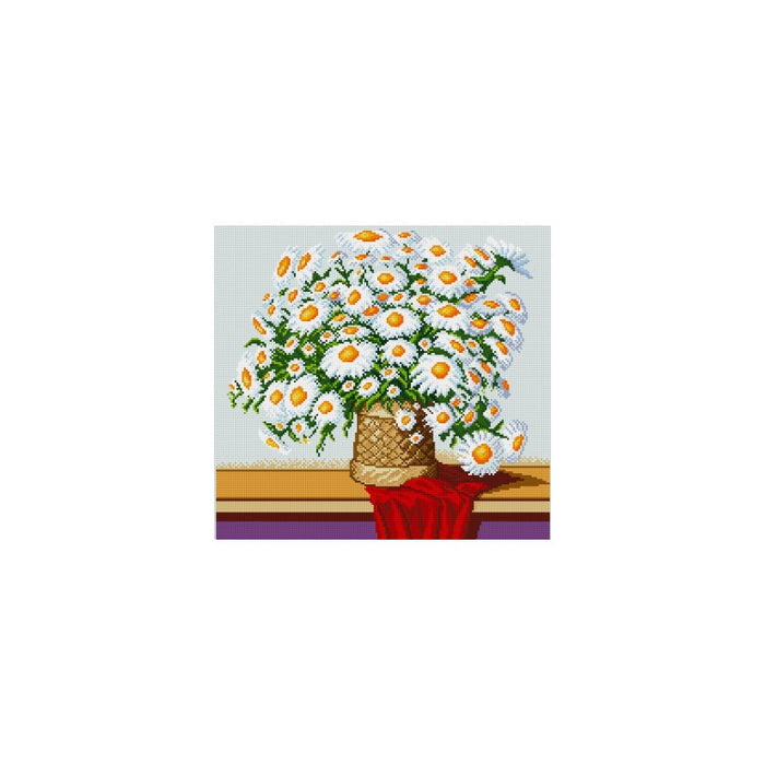 Diamond Painting Kit - CHAMOMILES BOUQUET 47*44 CM AZ-1035