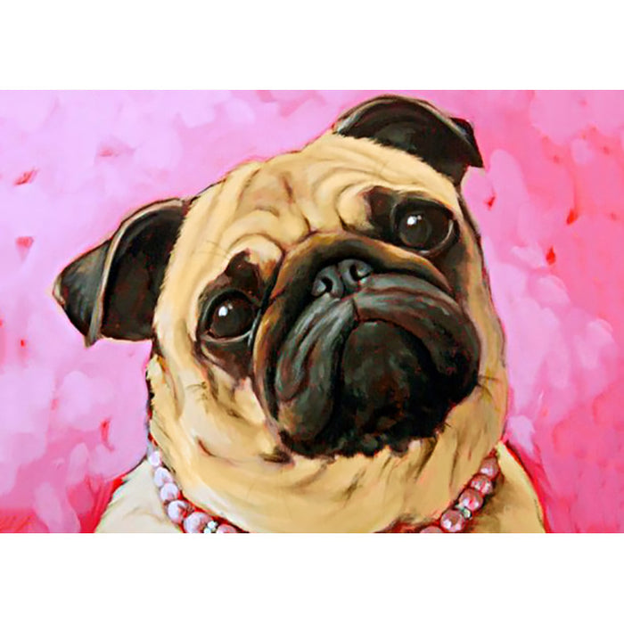 Diamond Painting Kit - PUG 38*27 CM WD182