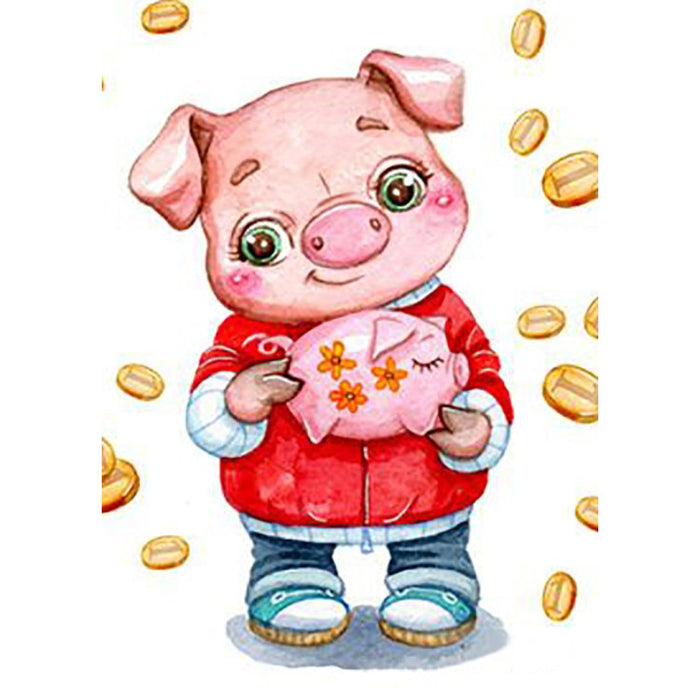 Diamond Painting Kit - SAVING UP FOR A DREAM 27*38 CM WD2283