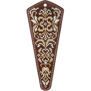 Scissor Case Needlecraft Kit - Leather Scissor Case Wonderland Crafts Scissor Cases - HobbyJobby
