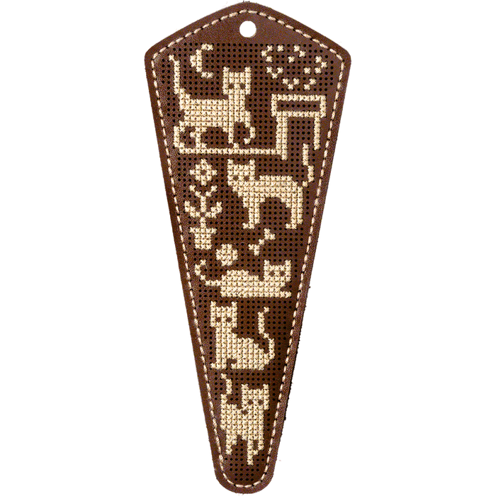 Scissor Case Needlecraft Kit - Leather Scissor Case Wonderland Crafts Scissor Cases - HobbyJobby