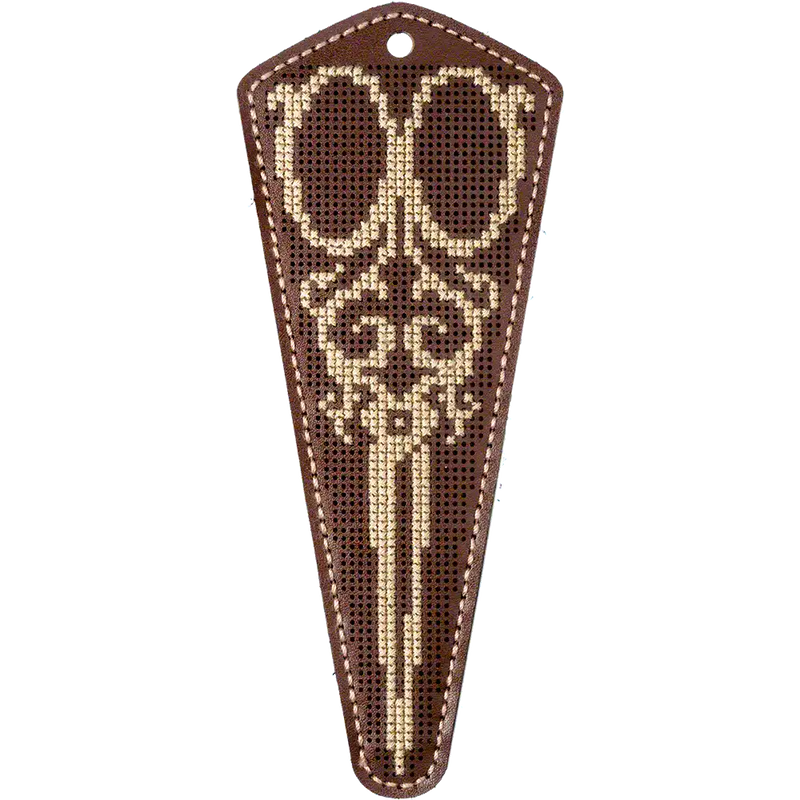 Scissor Case Needlecraft Kit - Leather Scissor Case Wonderland Crafts Scissor Cases - HobbyJobby